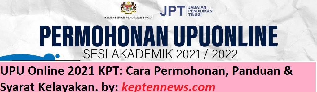 UPU Online 2021 KPT