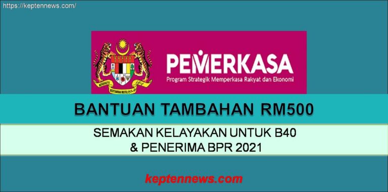 Bantuan Tambahan RM500 PEMERKASA:Semakan Kelayakan Untuk ...