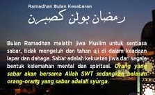 Keistimewaan Ramadhan Syahrus Sabr