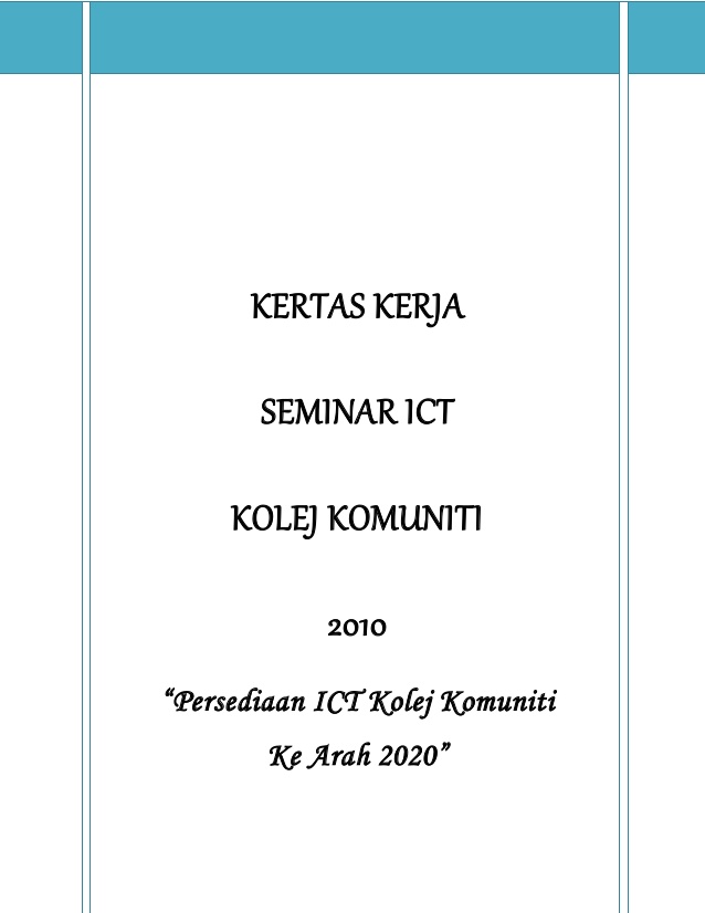 Contoh kertas kerja