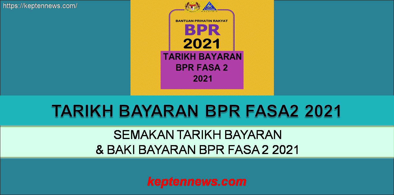 Jumlah bayaran bpr 2021
