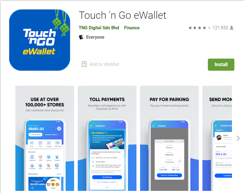 muat turun aplikasi touch n go ewallet untuk tebus rm 150 kredit ebelia pemerkasa