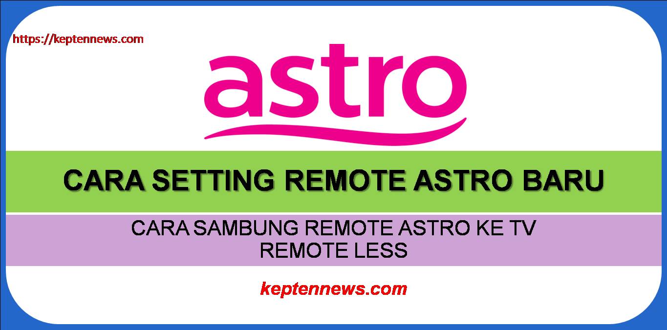 cara setting remote astro baru reset remote astro baru