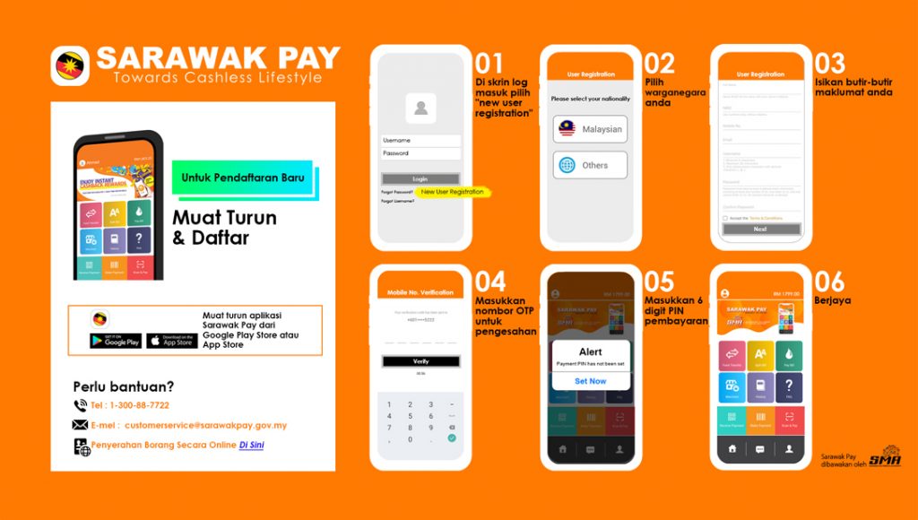 Muat turun download aplikasi SarawakPay