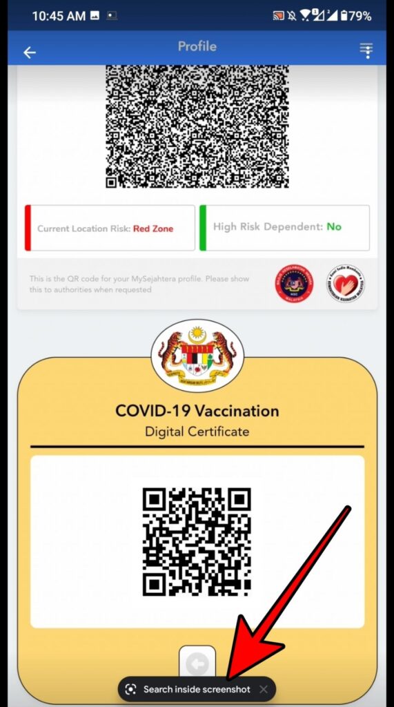 Cara Cetak Sijil Vaksinasi COVID-19 Aplikasi MySejahtera