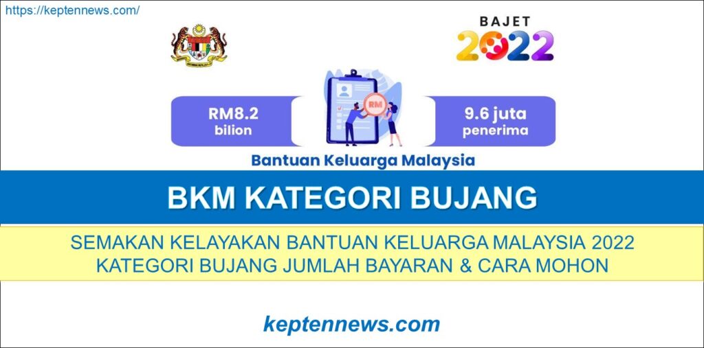 BKM Kategori Bujang:Bantuan RM350-RM600 (Bantuan Keluarga Malaysia)