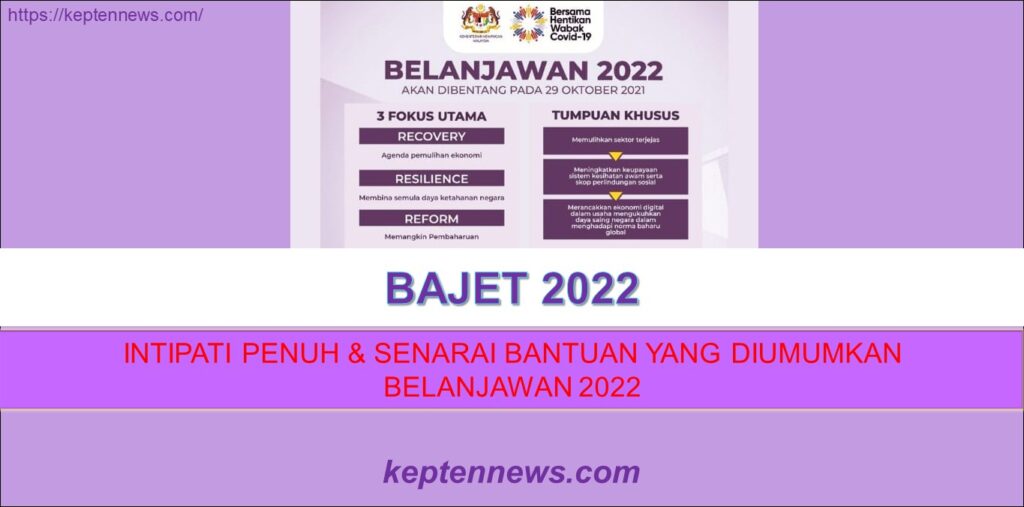 Intipati belanjawan 2022